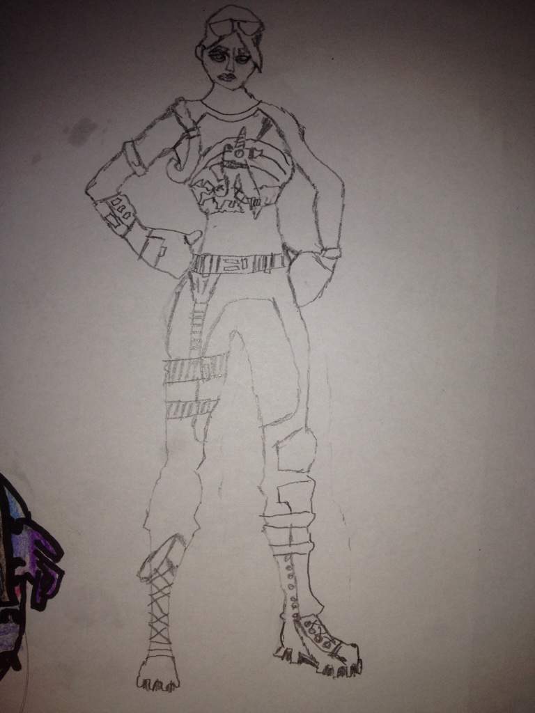 768x1024 Tried Drawing Bright Bomber And I Failed Fortnite Battle Royale - Bright Sketch