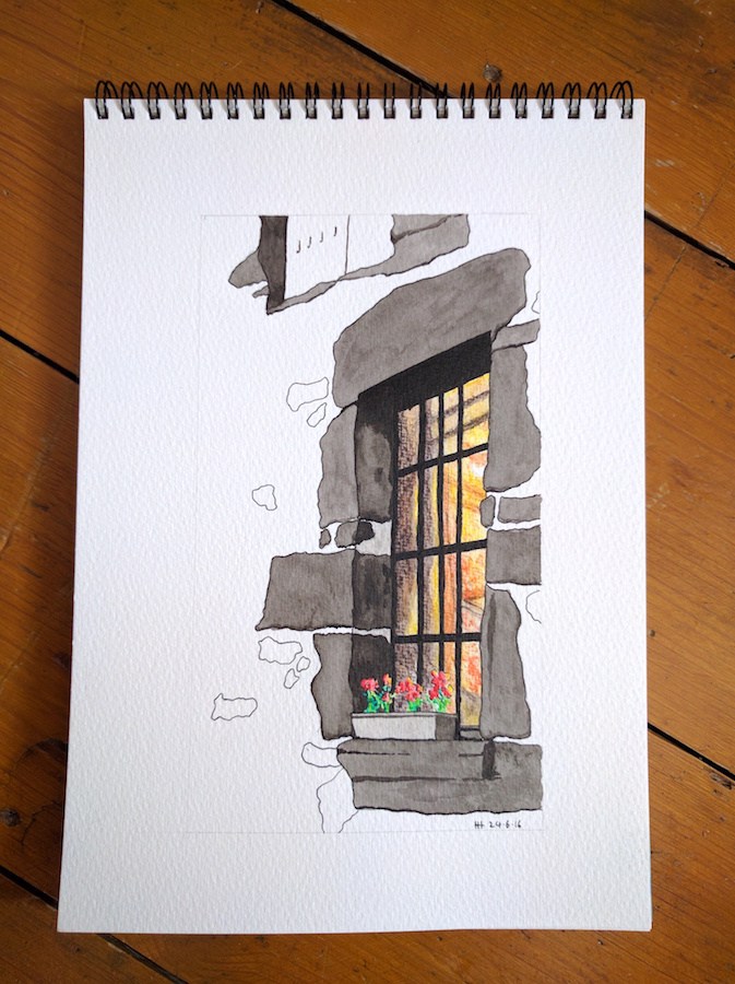 673x900 Bright Window In Europe (Sketch) Pens! Paper! Pencils! - Bright Sketch