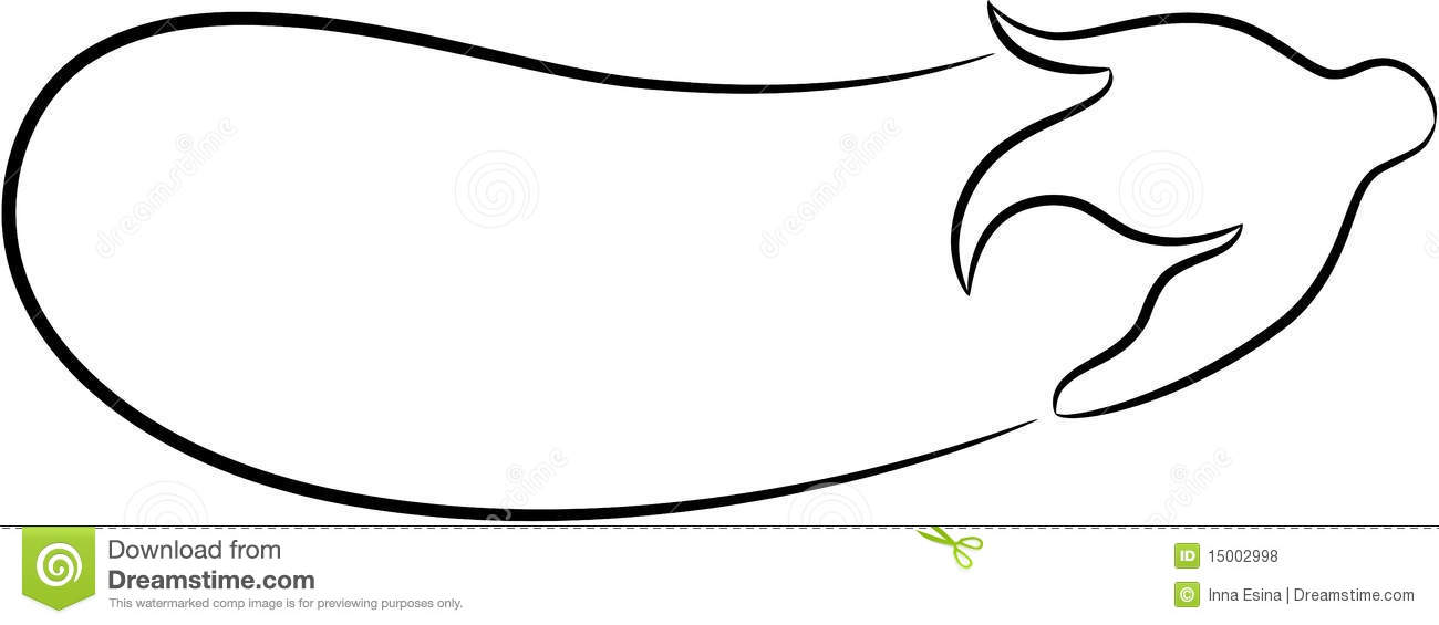 1300x565 Eggplant Clipart Drawn Cute Borders, Vectors, Animated, Black And - Brinjal Sketch