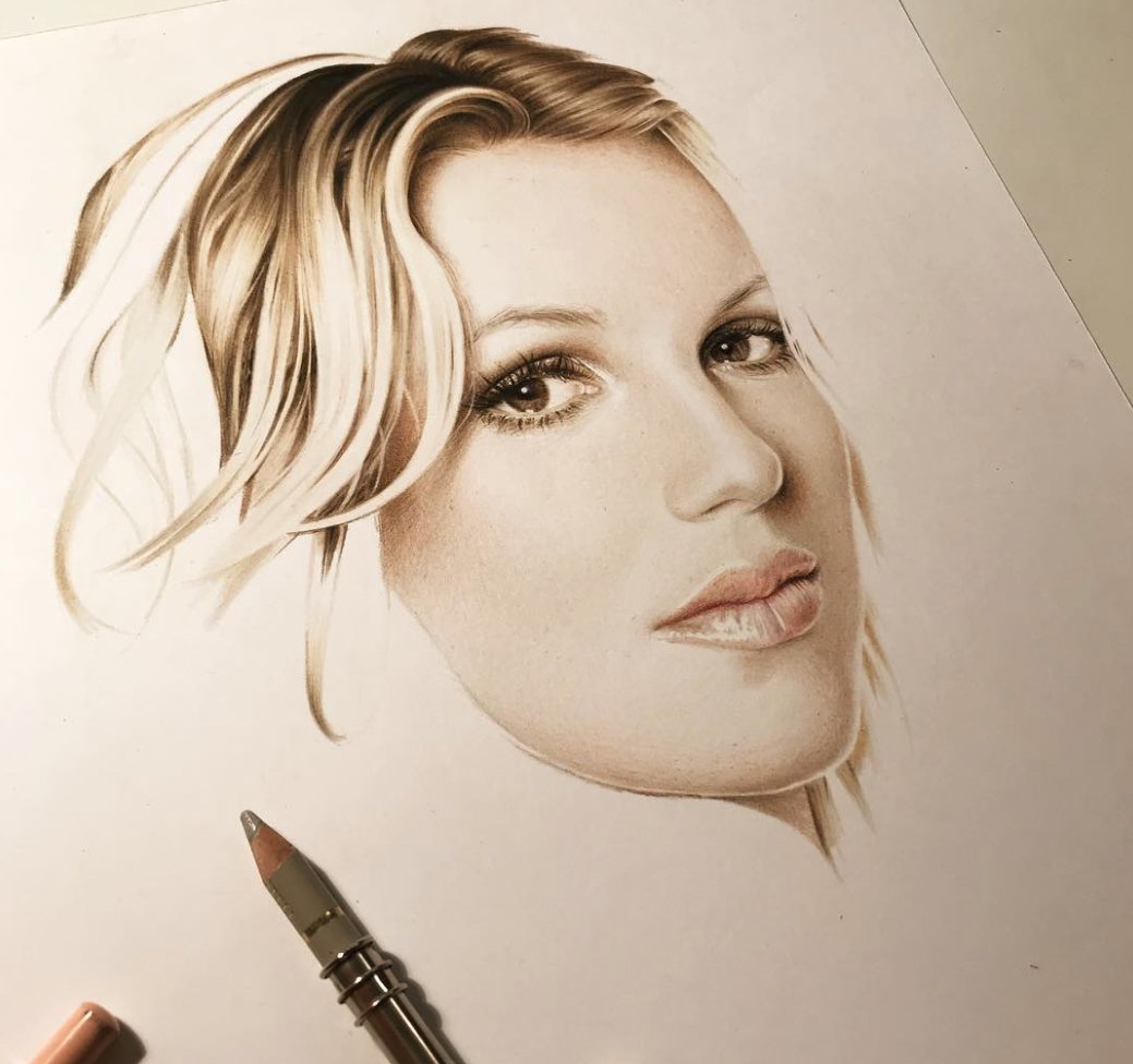 1039x976 Denda Reloaded On Twitter Progress On My @britneyspears - Britney Spears Sketch