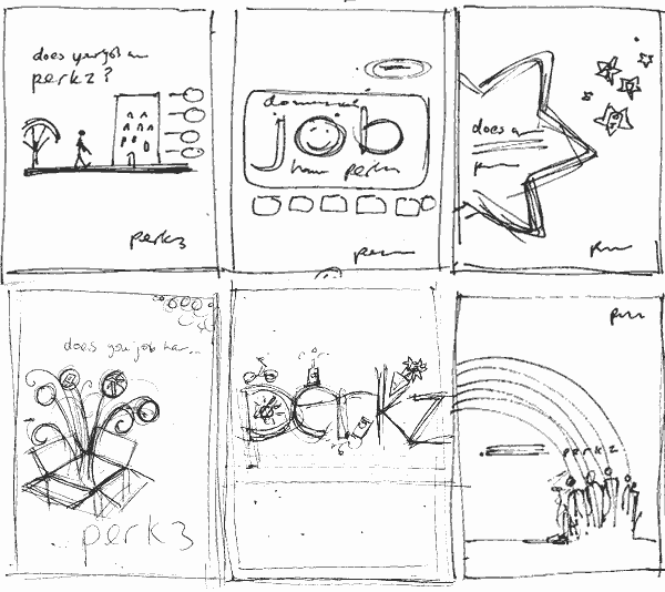 600x534 Musings Of A Graphic Designer Creative Process Format Sketches - Brochure Sketch