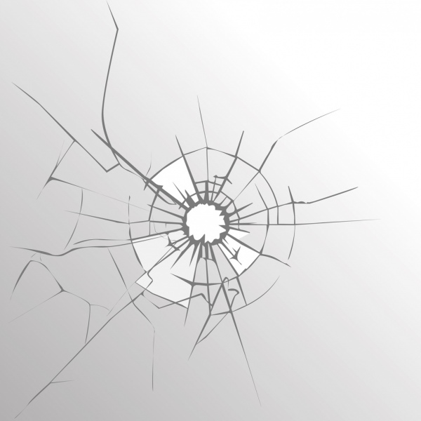 600x600 Broken Glass Background Flat Design Cleft Icon Free Vector In - Broken Glass Sketch