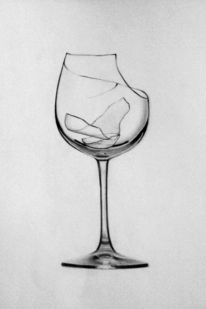 Broken Glass Sketch at PaintingValley.com | Explore collection of ...