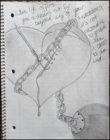 379x484 Pencil Drawings Broken Heart Pencil Drawings - Broken Heart Pencil Sketch