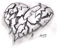 233x200 Really Detailed Broken Heart Sketches Bandaged Heart By Dreamur - Broken Heart Sketch