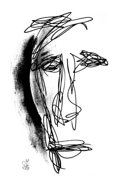 387x600 Theorema Art Gallery Theodoros Papaioannou - Broken Mirror Sketch