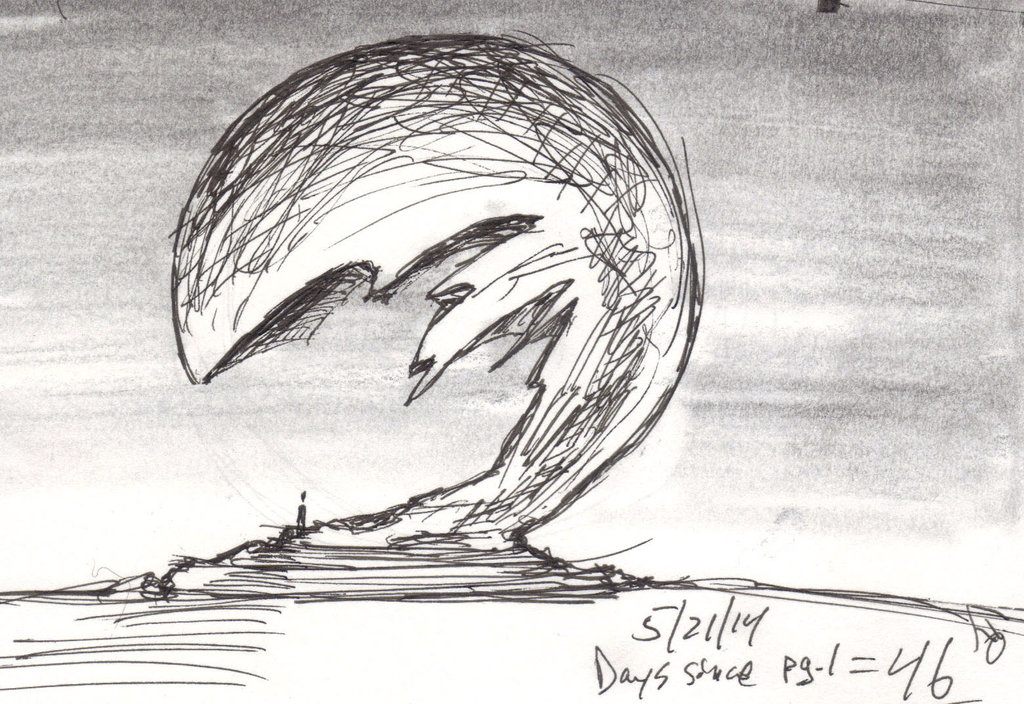 1024x704 Broken Orb Sketch By Cinderblockstudios - Broken Sketch