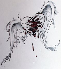 236x268 Sad Broken Heart Drawings Art Drawings, Art And Heart - Broken Sketch