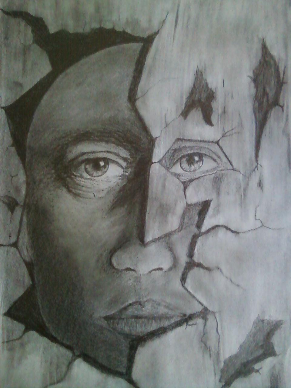 960x1280 Little Cam Sketch 4the Man Behind The Broken Wall - Broken Wall Sketch