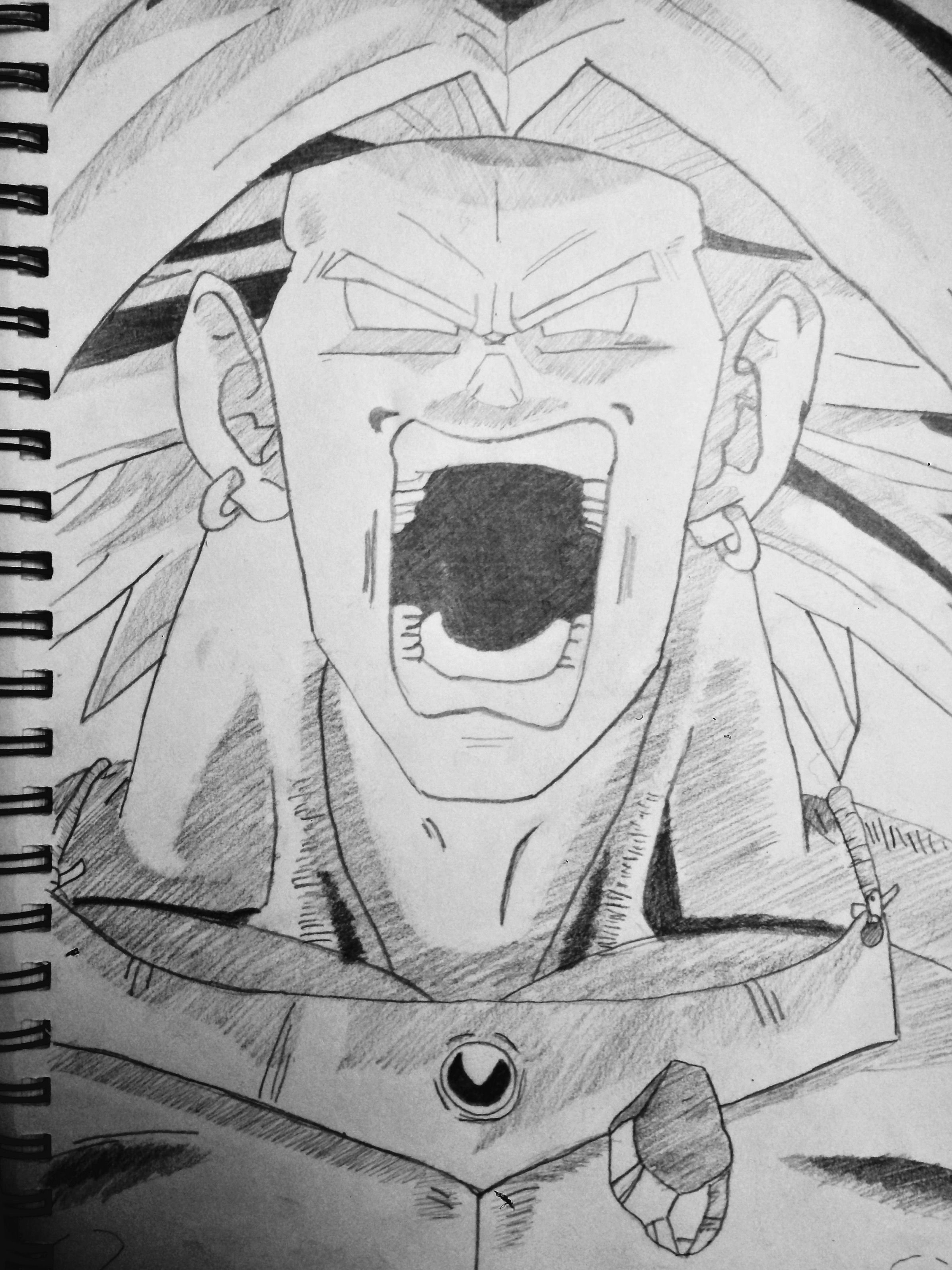 2393x3191 Quick Broly Sketch - Broly Sketch