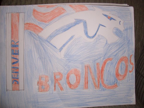 600x450 Denver Broncos Sketch By Vegas4life - Broncos Sketch