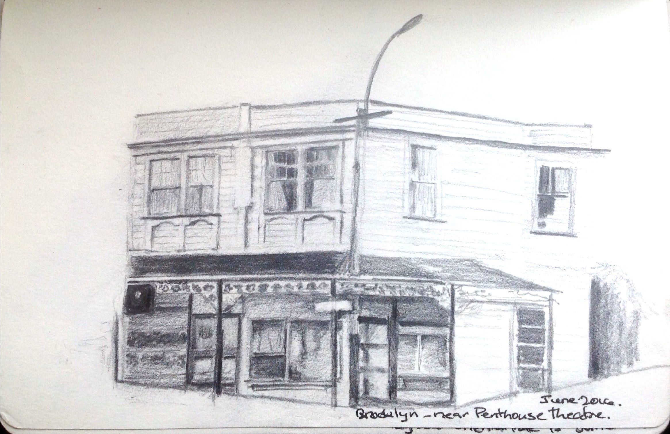 2330x1508 Sketches Of Brooklyn By The Penthouse Theater. - Brooklyn Sketch