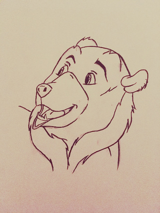 320x427 Idk, I Drew Kenai From Brother Bear - Brother Bear Sketches