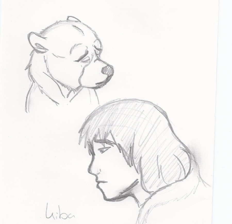 900x870 Brother Bear Line Art By Karlijnlovesart - Brother Bear Sketches
