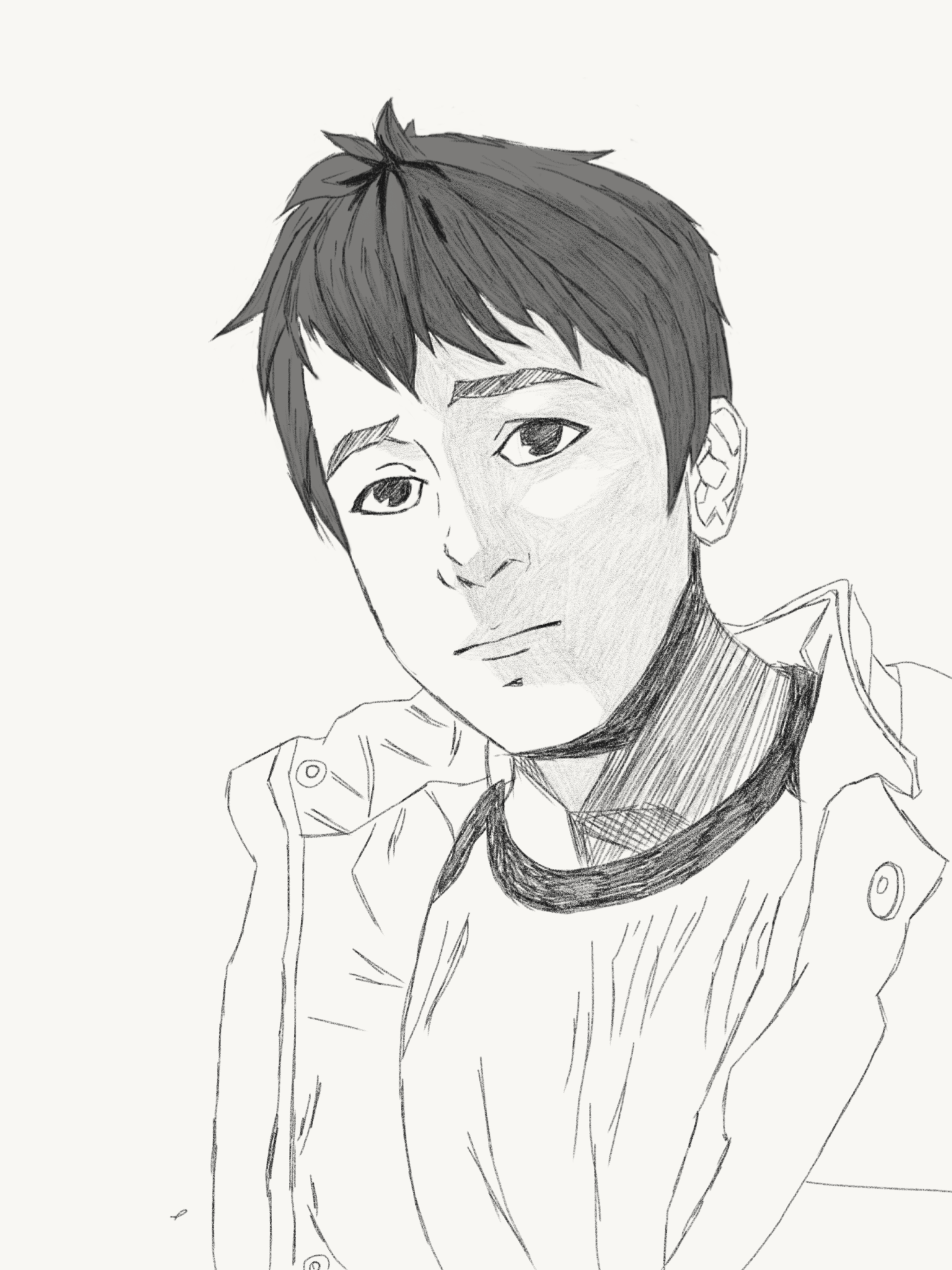 1536x2048 Sketch Of My Younger Brother. Did This Digitally On The Adobe - Brother Sketch