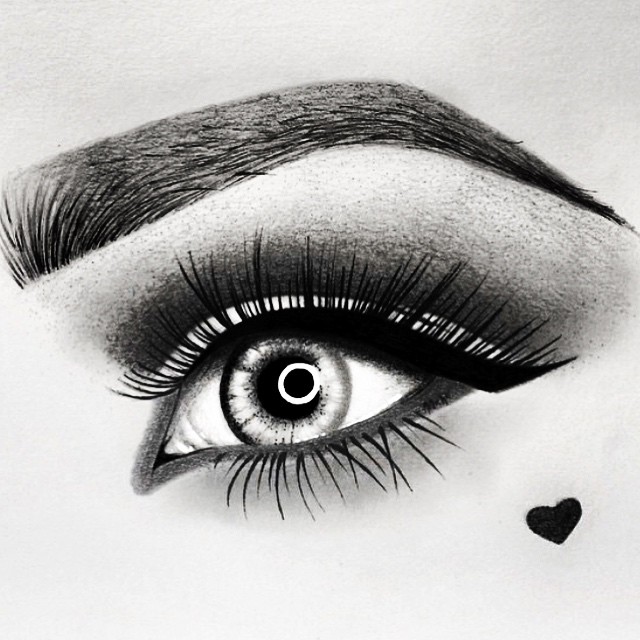 640x640 Eyebrows Drawing, Pencil, Sketch, Colorful, Realistic Art Images - Brow Sketch