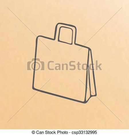 450x470 Image Cartoon Of Three Brown Paper Bags Eps Vectors - Brown Paper Bag Sketch