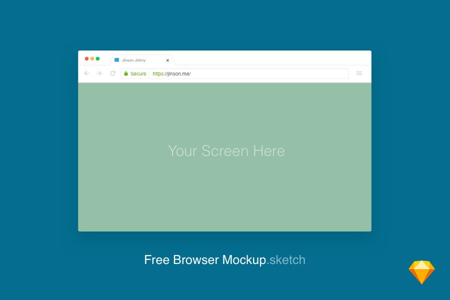 900x600 Free Google Chrome Browser For Sketch - Browser Sketch