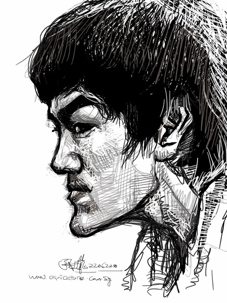 768x1024 Bruce Lee Sketch Study Website - Bruce Lee Sketch