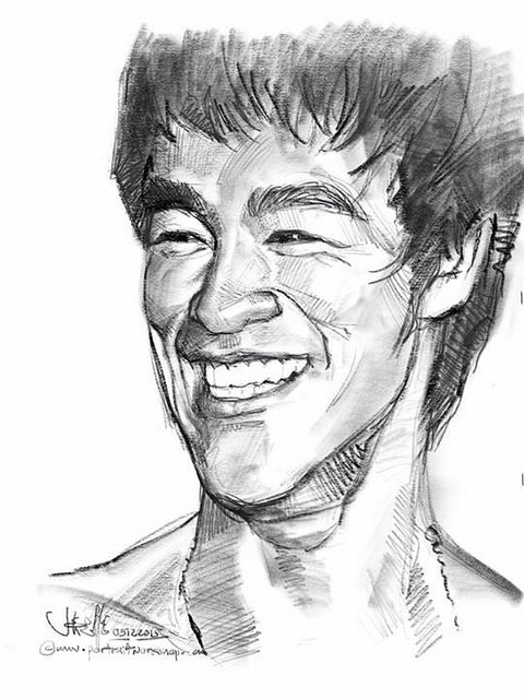 Bruce Lee Sketch at PaintingValley.com | Explore collection of Bruce ...