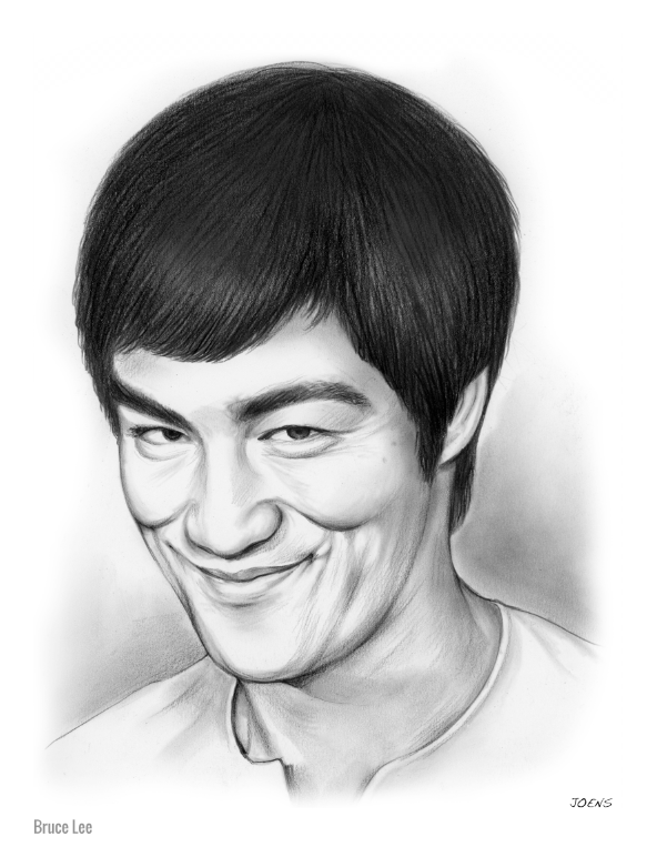 592x763 Sketch Of The Day Bruce Lee - Bruce Lee Sketch