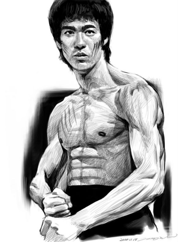 Bruce Lee Sketch at PaintingValley.com | Explore collection of Bruce