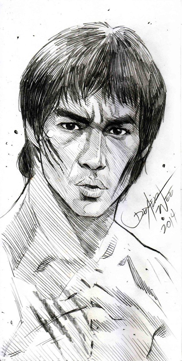 635x1258 Bruce Lee - Bruce Lee Sketch