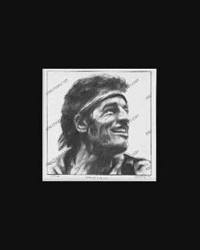 288x360 Bruce Springsteen Drawing Phil Kutno Studios - Bruce Springsteen Sketch