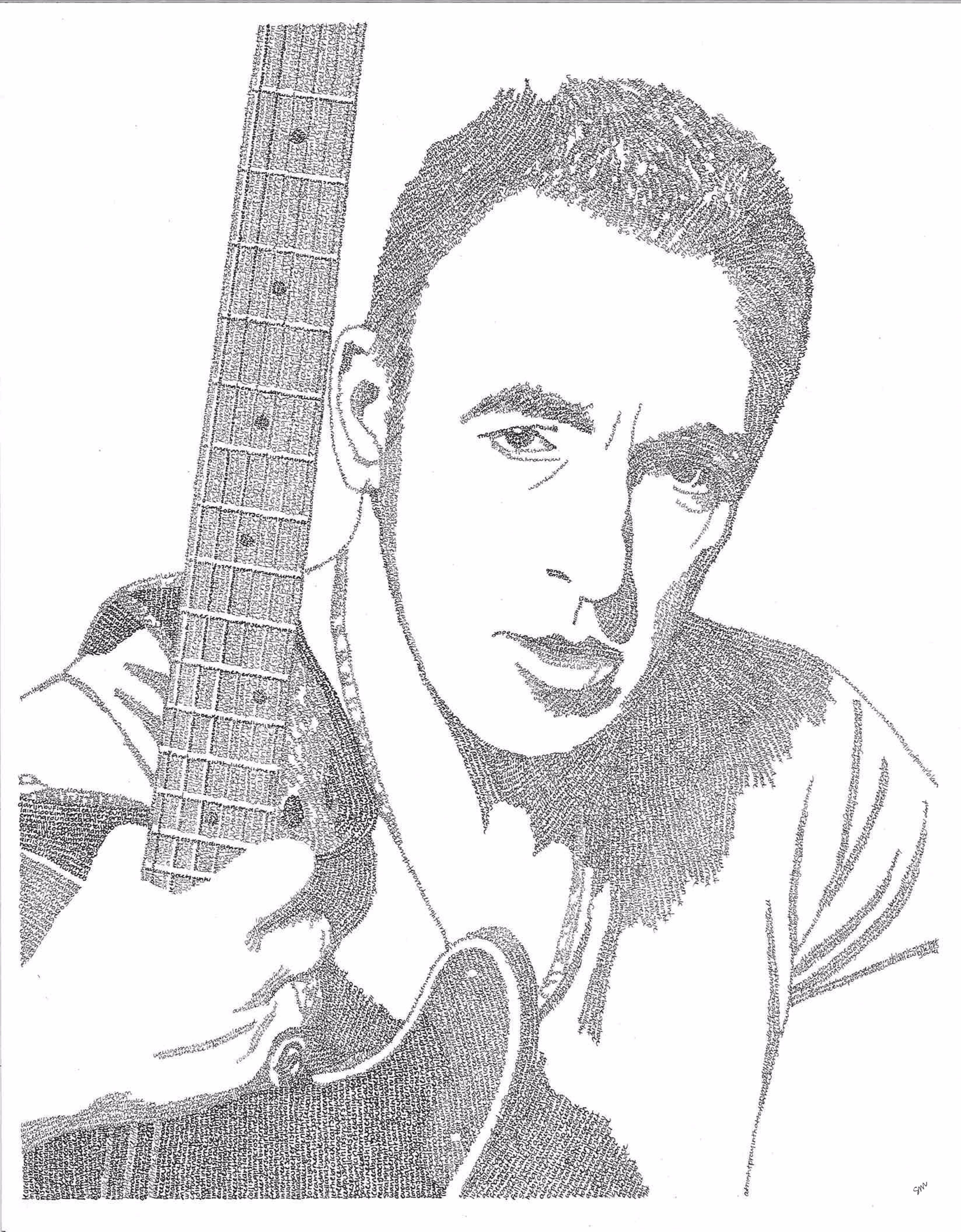 3294x4221 Bruce Springsteen Mthoodartonline - Bruce Springsteen Sketch