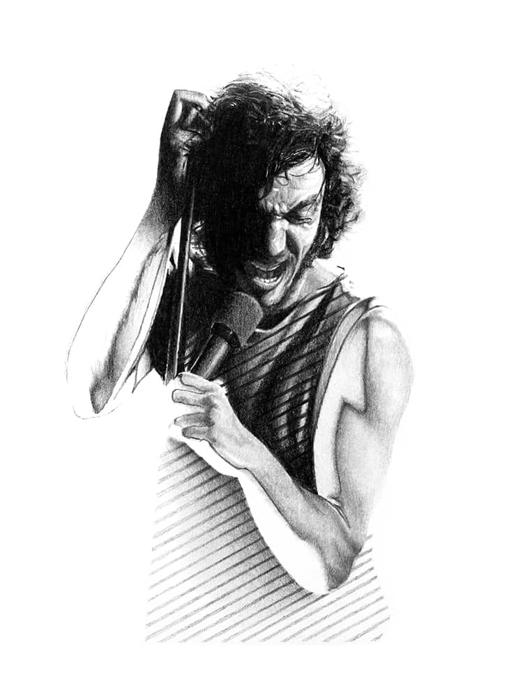 750x1000 Store Bruce Springsteen La Fiambrera - Bruce Springsteen Sketch