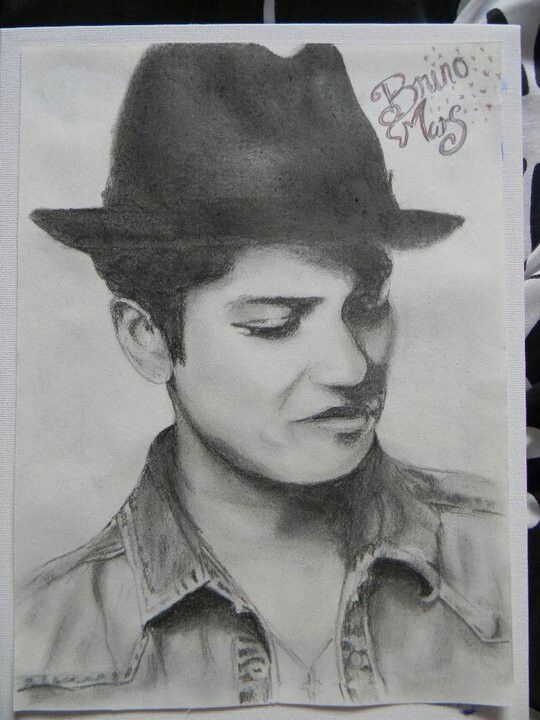 Bruno Mars Sketch at PaintingValley.com | Explore collection of Bruno ...