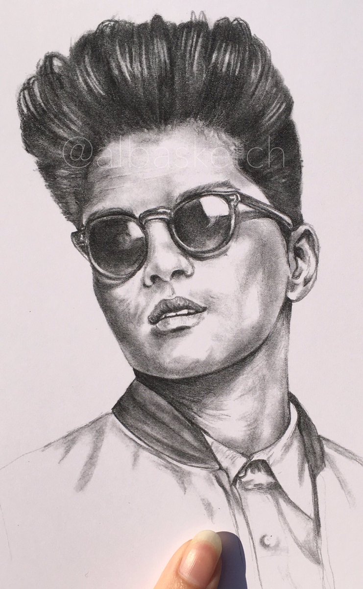 Bruno Mars Sketch at PaintingValley.com | Explore collection of Bruno