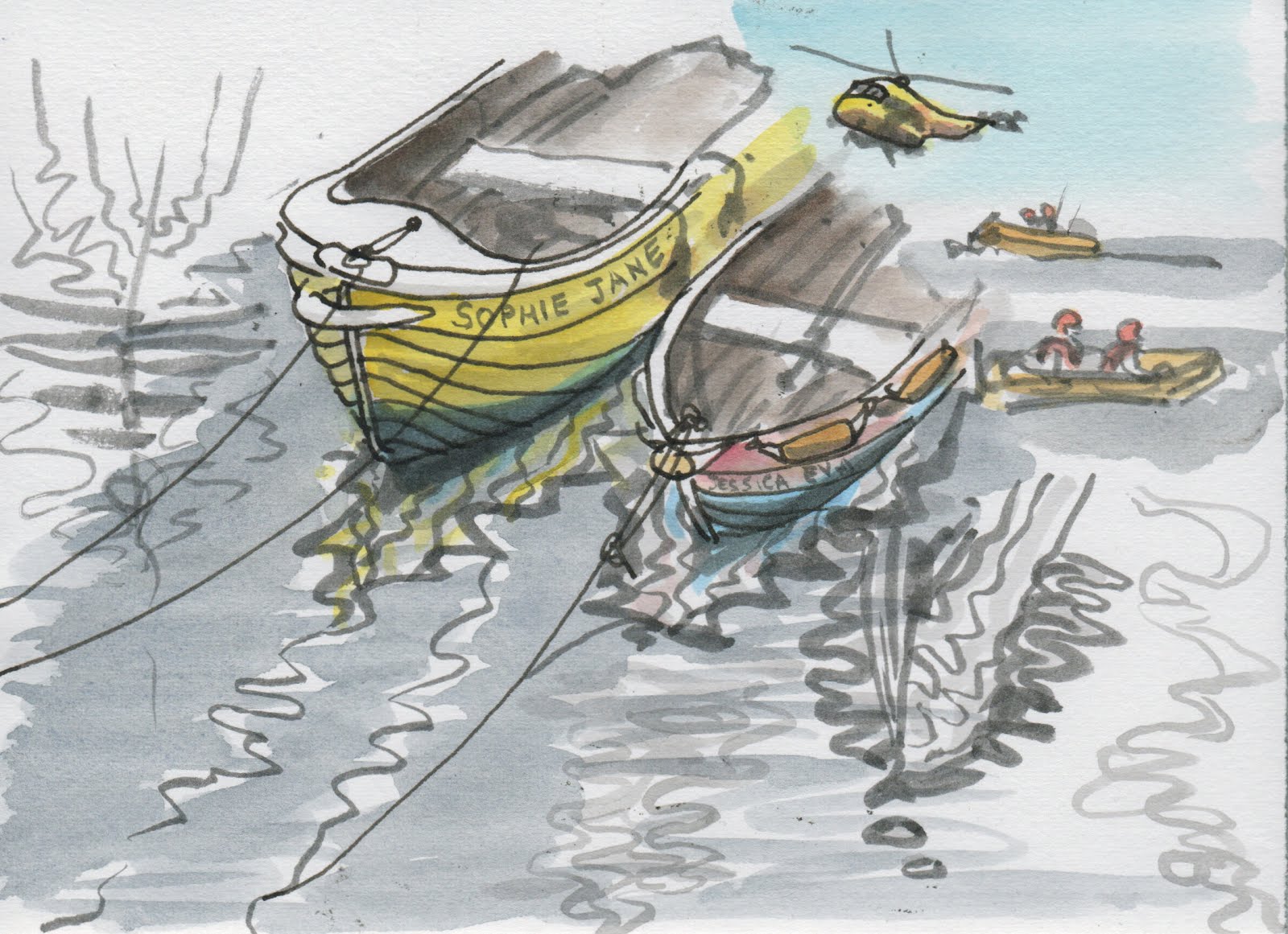 1600x1161 Demo 3 Between Drawing Amp Painting Exploring Brush Pensink - Brush Pen Sketch