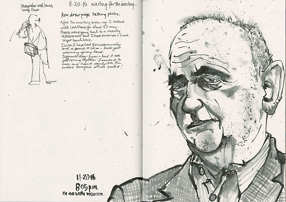 960x678 My Love Affair With The Pentel Brush Pen Rozwoundup - Brush Pen Sketch