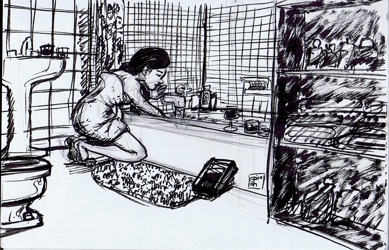 1506x966 Brush Pen - Brush Pen Sketch