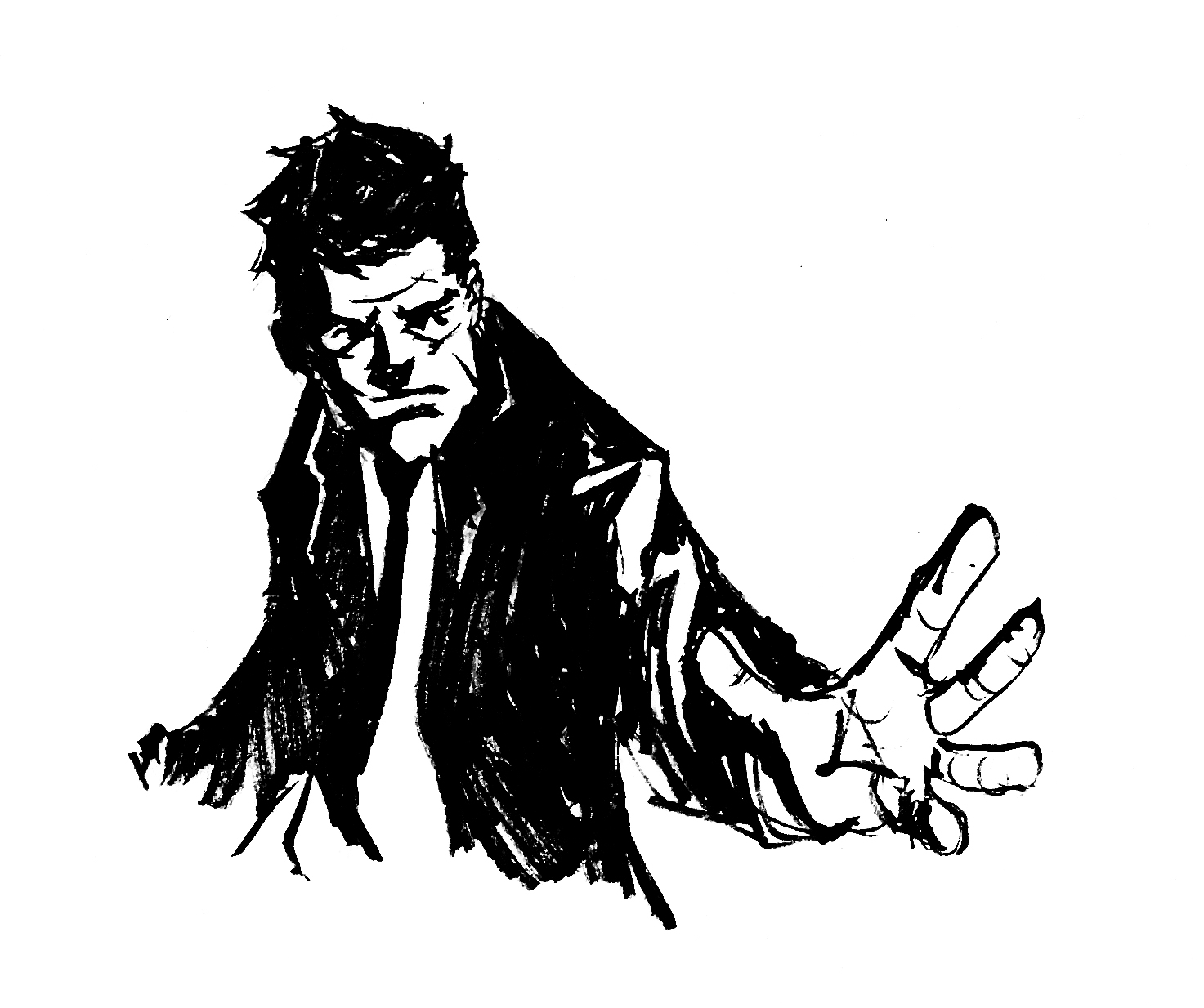 1473x1234 Brush Pen Sketch Artlegence - Brush Pen Sketch