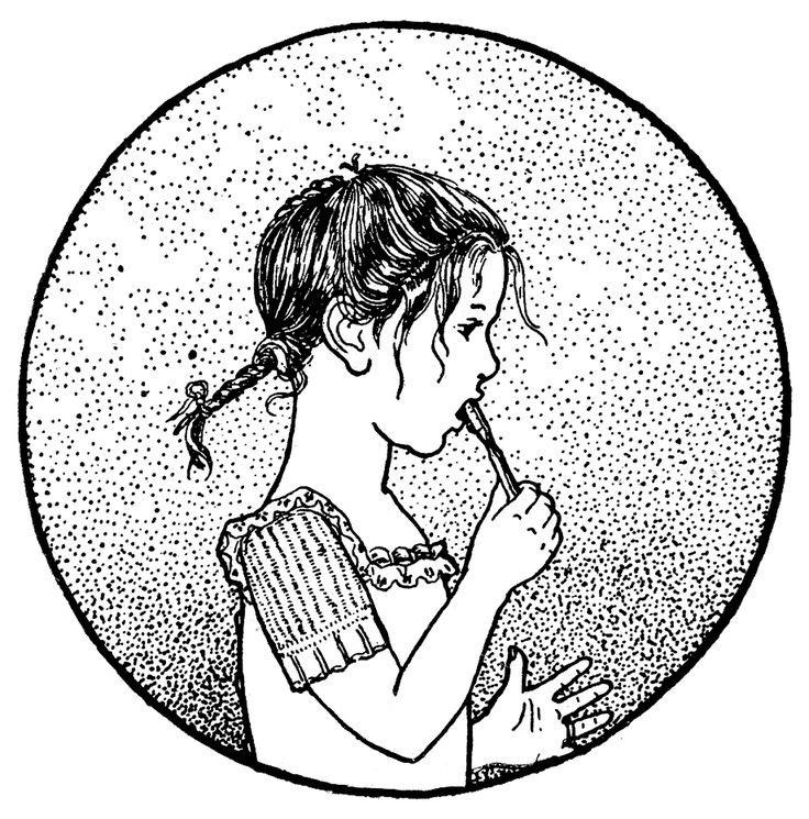 736x745 Brush My Teeth Clipart Black And White - Brushing Teeth Sketch