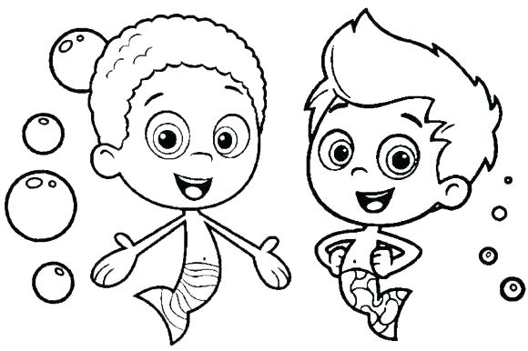 Bubble Guppies Sketch at PaintingValley.com | Explore collection of ...