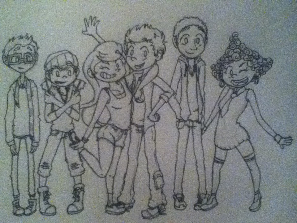 960x720 Bubble Guppies Hs Ink Drawing By Phantomdreamerluna - Bubble Guppies Sketch