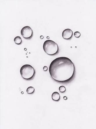 331x445 Prentresultaat Vir Bubble Charcoal Drawing Art - Bubble Sketch