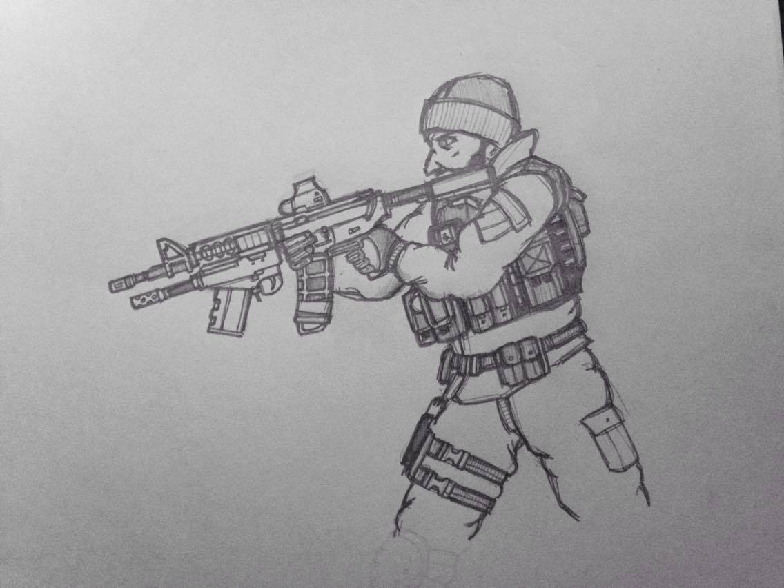 1136x852 Buck Sketch 2.0 Rainbow6 - Buck Sketch