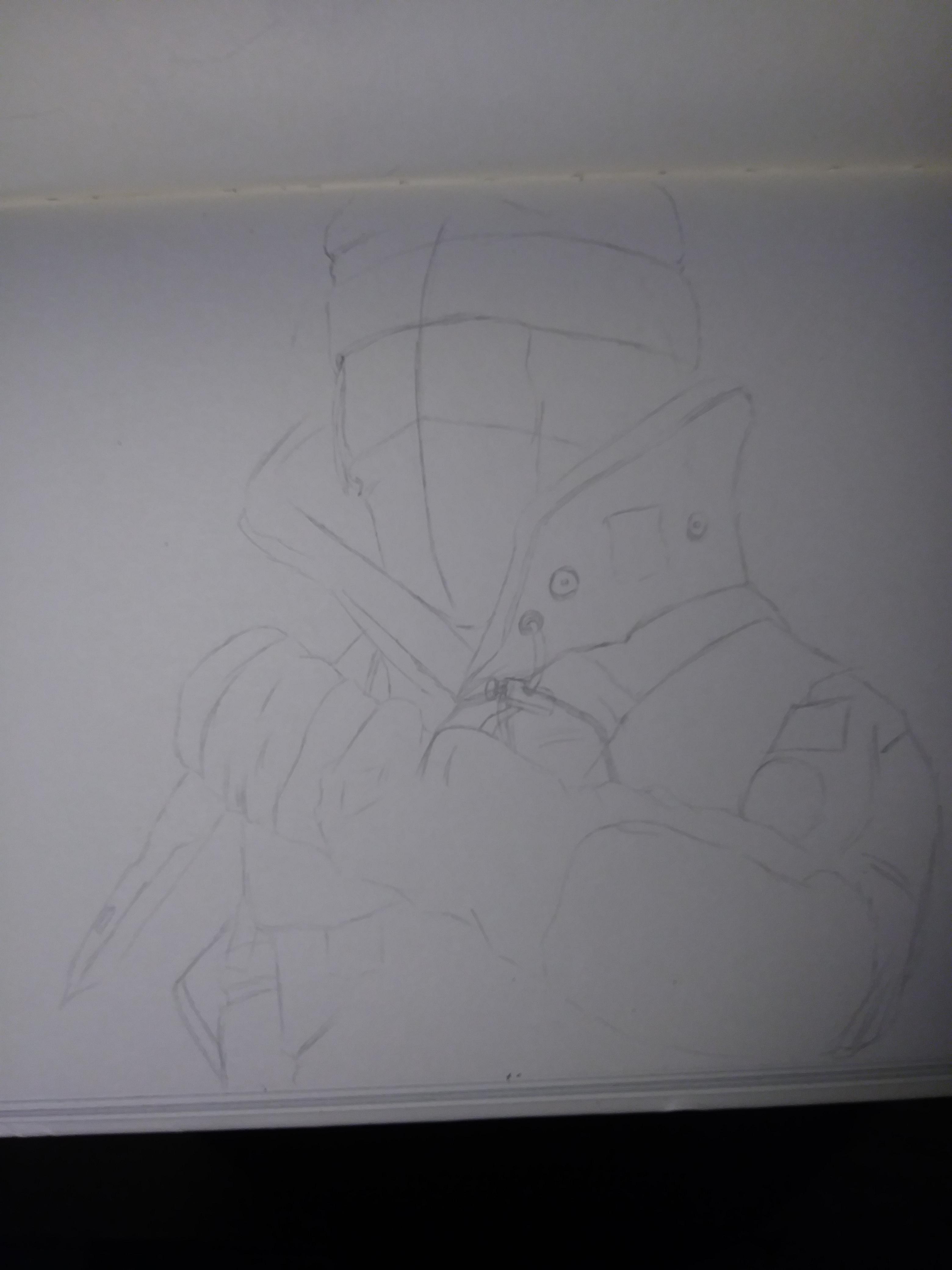 3120x4160 My Current Buck Sketch.s Rainbow6 - Buck Sketch