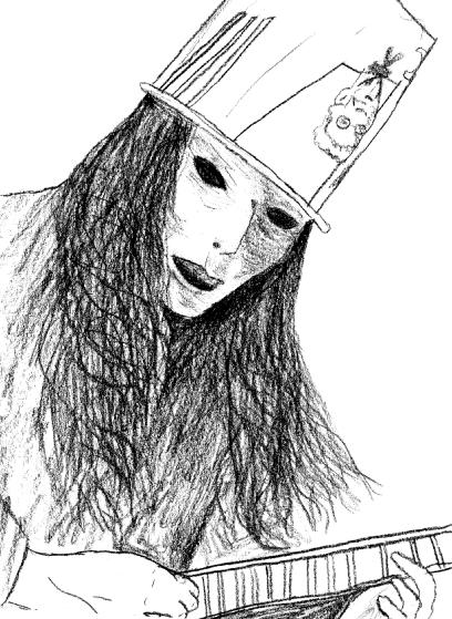 408x559 Buckethead Sketch By Tom E2 - Buckethead Sketch