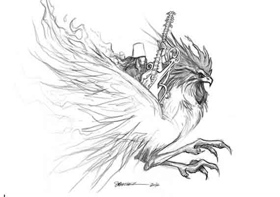 570x400 The Art Of Stephane Martinez - Buckethead Sketch