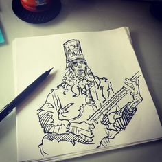 236x236 Art - Buckethead Sketch