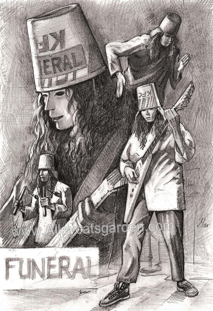 703x1024 Buckethead Buckethead Allan Youl - Buckethead Sketch