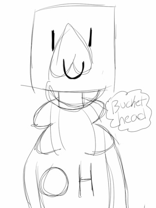 320x426 Buckethead Drawings On Paigeeworld. Pictures Of Buckethead - Buckethead Sketch