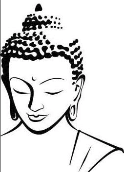 254x354 Image Result For Buddha Simple Sketches - Buddha Face Sketch