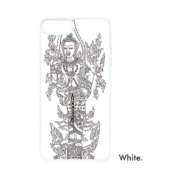 569x569 Thailand Black Outline Line Drawing Buddha For Iphone - Buddha Outline Sketch