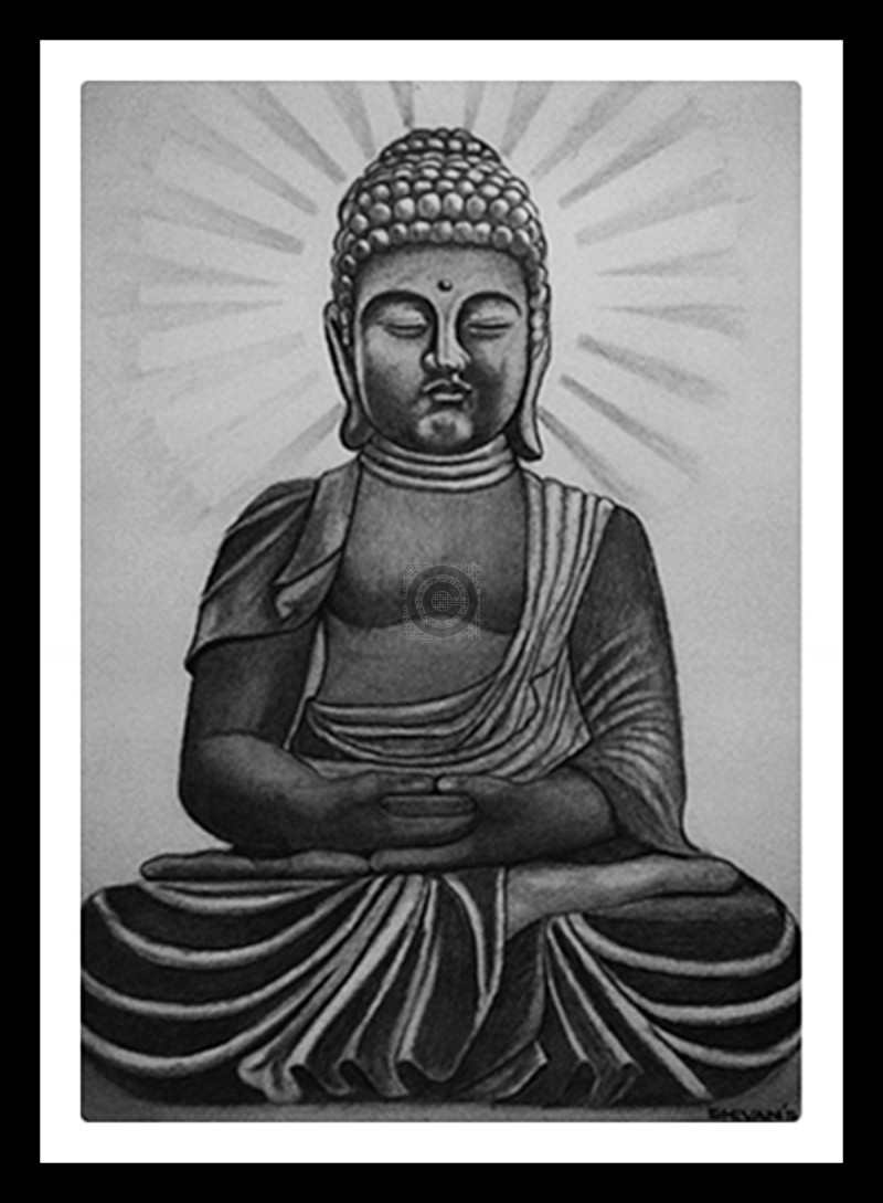 800x1089 Gautam Buddha Sketch Artoreal - Buddha Sketch Images